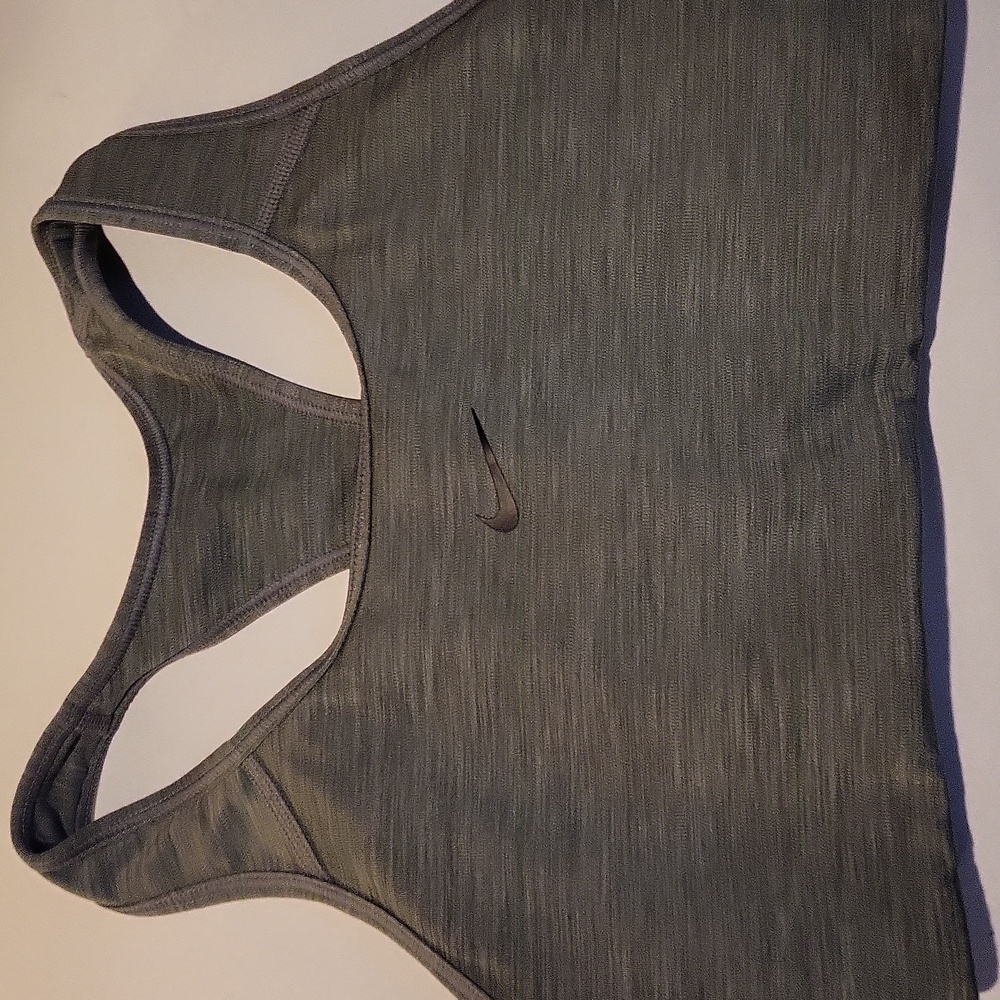 COPY - Nike women's medium dark gray dri-fit sports bra